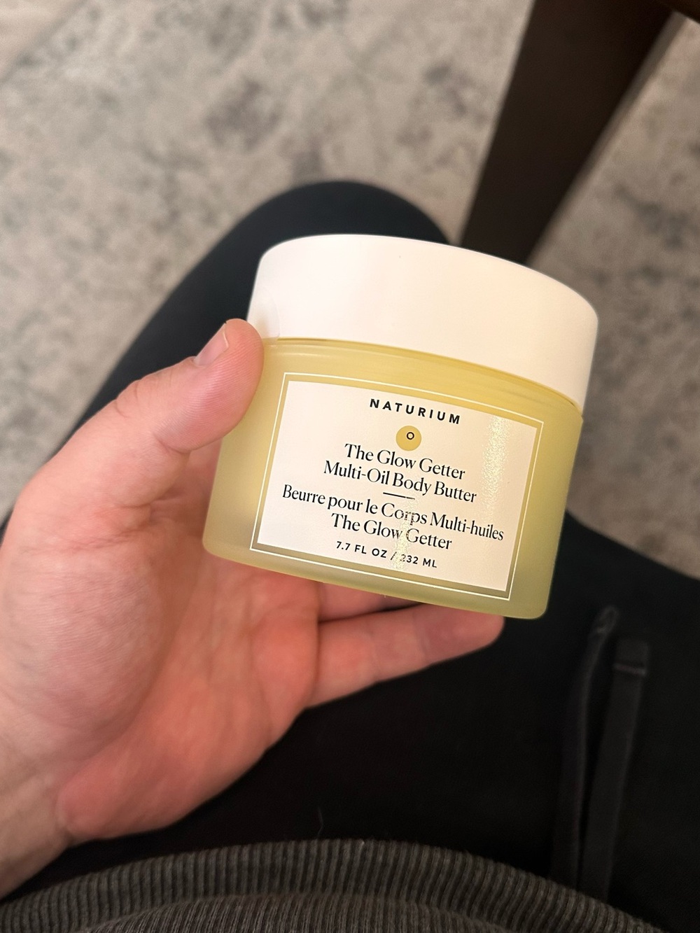 Naturium The Glow Getter Multi-Oil Body Butter — Yellow Hydrating Body Cream